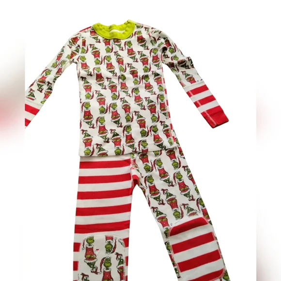 Hannah Andersson Grinch Pajamas, childrens - Picture 4 of 4
